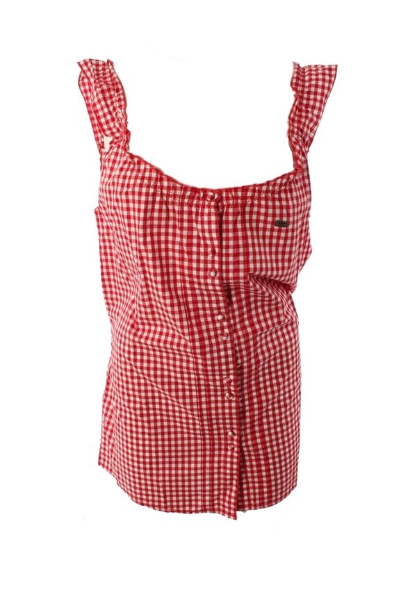 Tommy Hilfiger - Linnen - Röd - Dam - Storlek: L,M