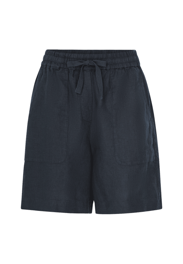 Tommy Hilfiger - Shorts Linen Pull On - Blå - 36