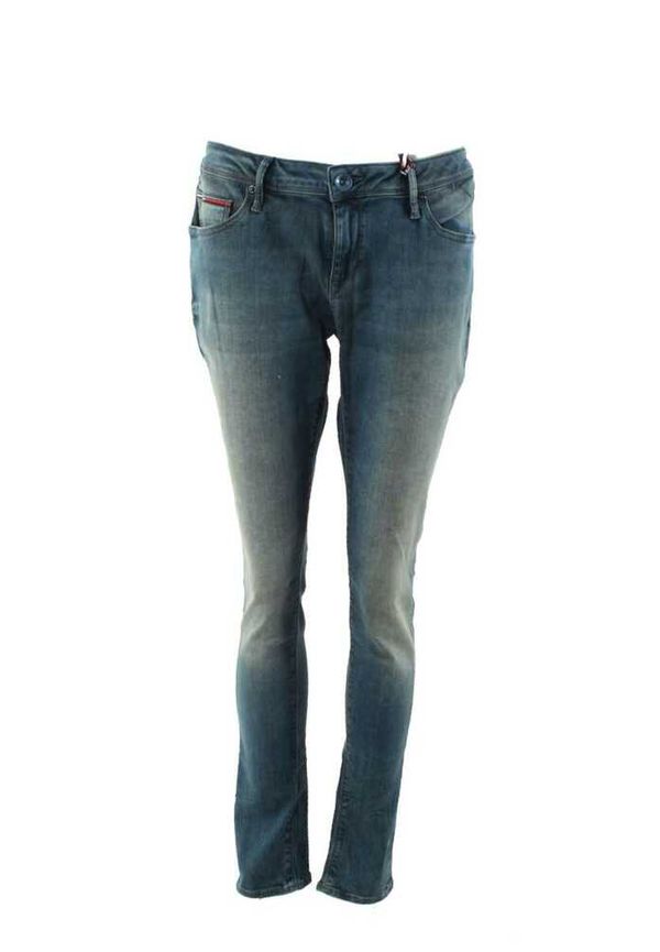 Tommy Hilfiger - Skinny Jeans - Blå - Dam - Storlek: W32 L32