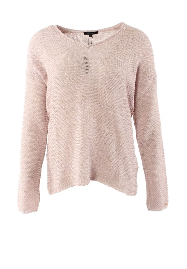 Tommy Hilfiger - Stickade tröjor & koftor - Beige - Dam - Storlek: L,M