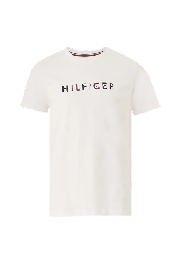 Tommy Hilfiger - T-shirt RWB Hilfiger Tee - Vit - S