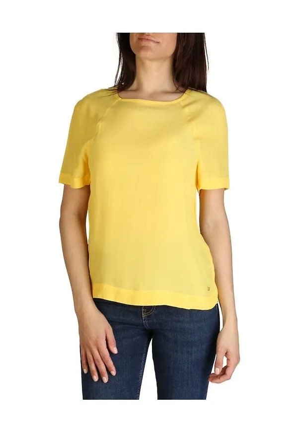Tommy Hilfiger - T-shirts - Gul - Dam - Storlek: Xl,Xs,2Xs,S