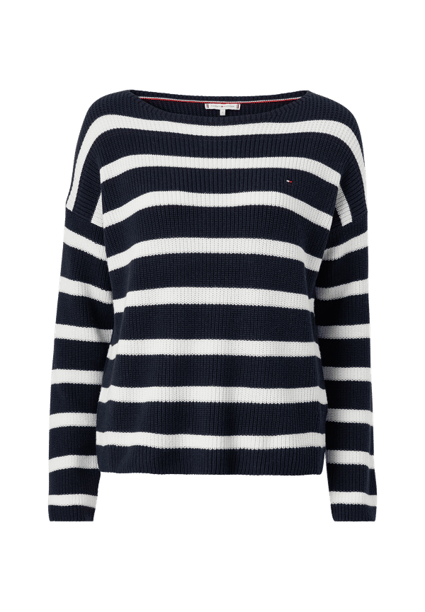 Tommy Hilfiger - Tröja Hayana Boat-NK Sweater - Blå