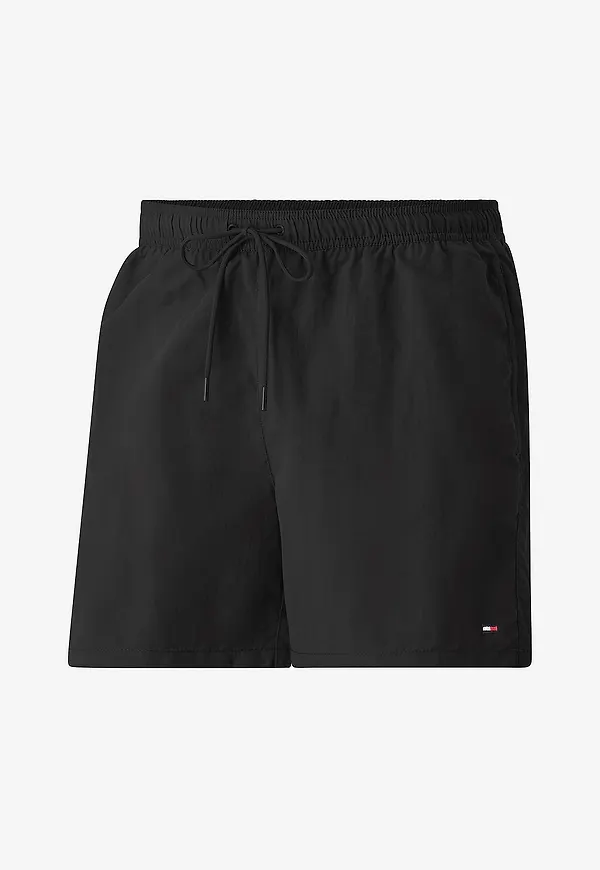 Tommy Hilfiger - Badshorts Medium Drawstring - Svart