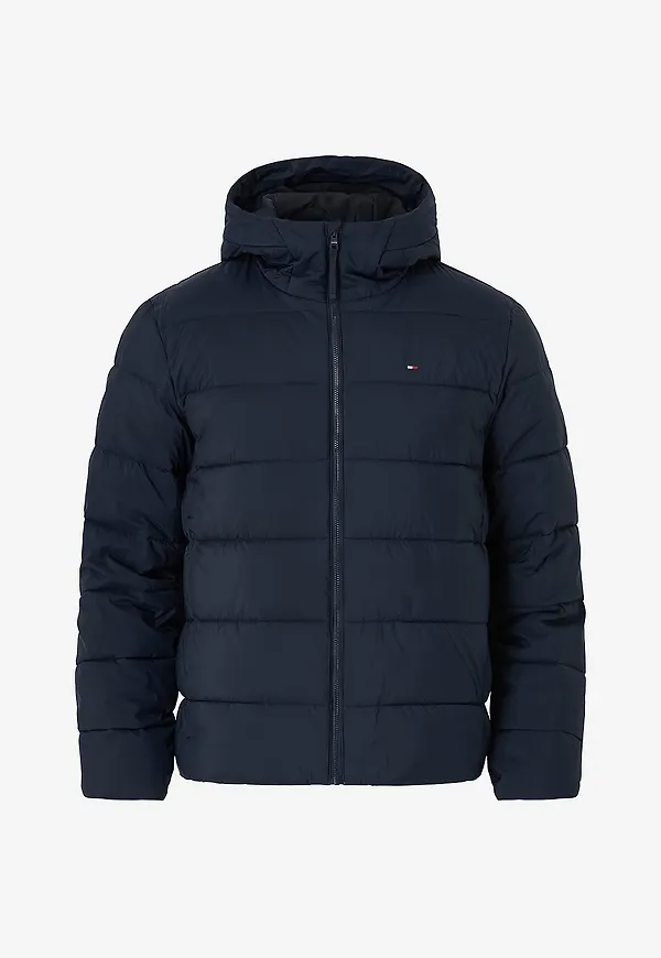 Tommy Hilfiger - Jacka Mid Weight Hooded Jacket - Blå
