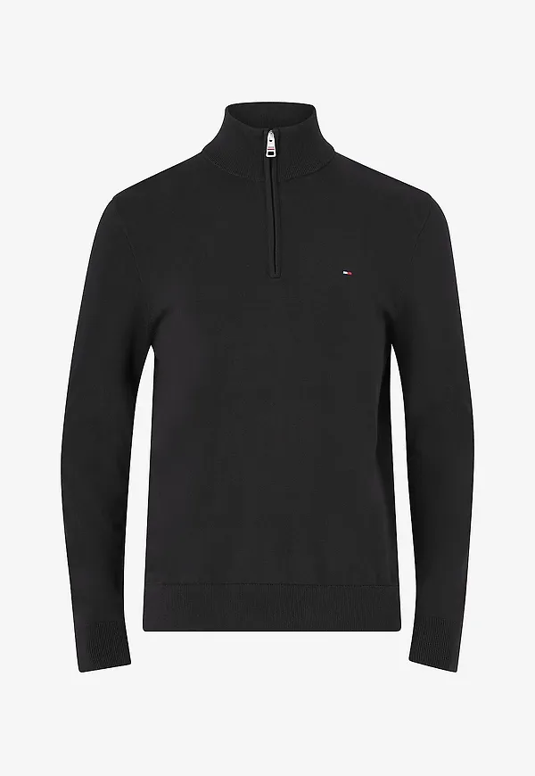 Tommy Hilfiger - Tröja Essential Cotton Zip Mock