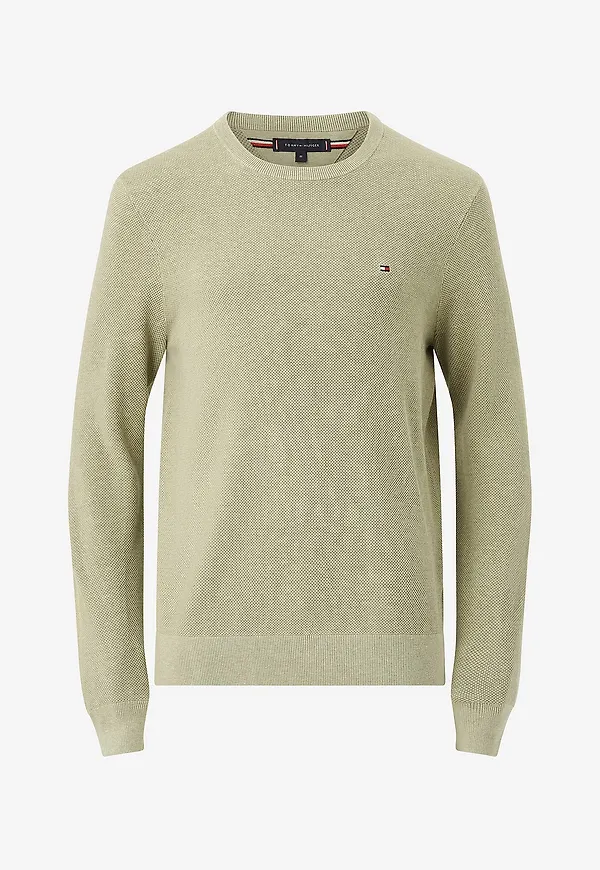 Tommy Hilfiger - Tröja Essential Structure Crew Neck - Grön
