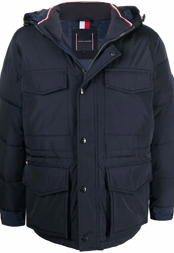 Tommy Hilfiger Airfield vadderad jacka - Blå