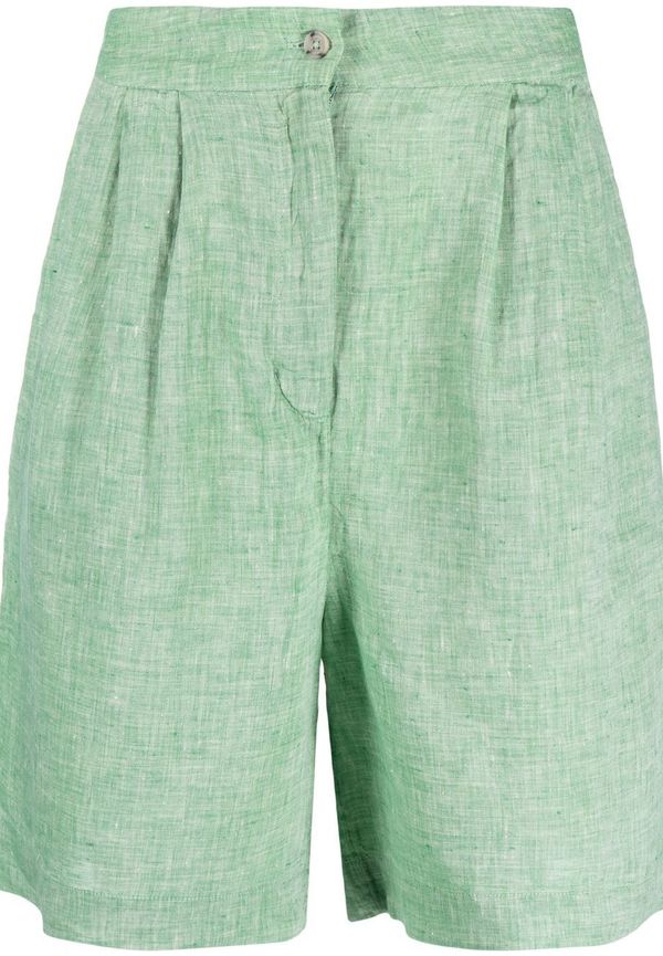 Tommy Hilfiger bermudashorts i linne - Grön
