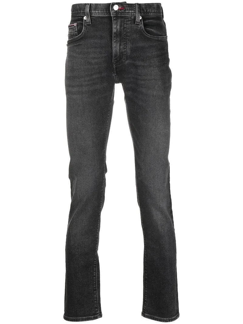 Tommy Hilfiger Bleecker slim fit-jeans - Grå