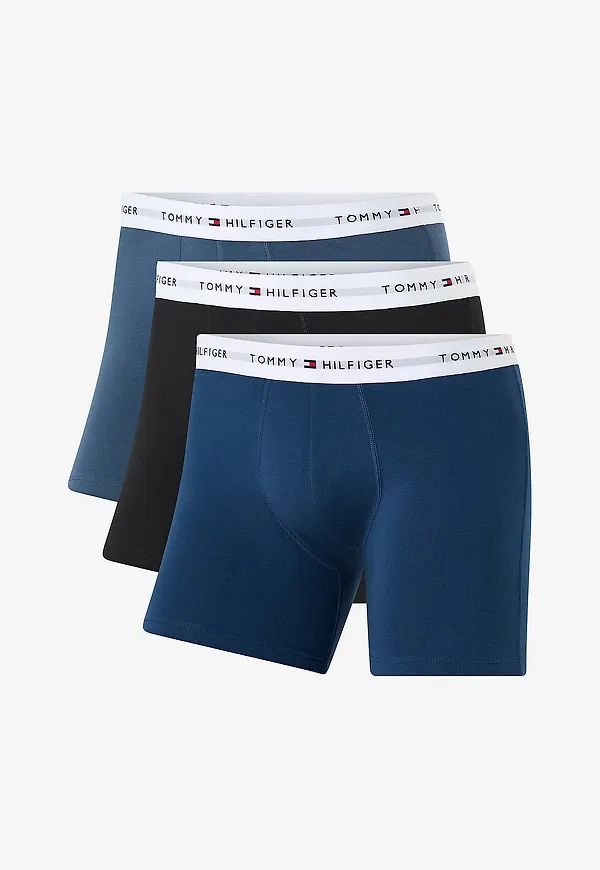 Tommy Hilfiger - Boxerkalsong Brief 3-pack - Blå