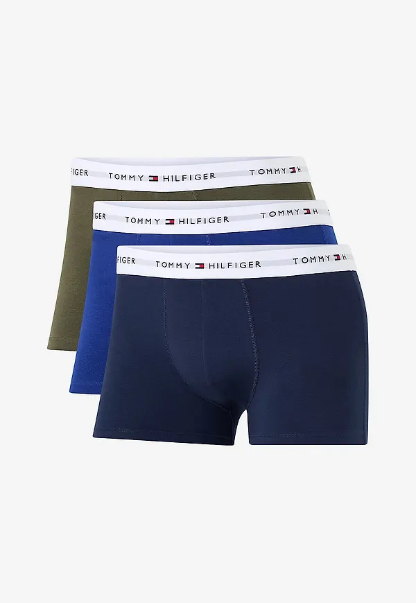 Tommy Hilfiger - Boxerkalsong Trunk 3-pack - Blå