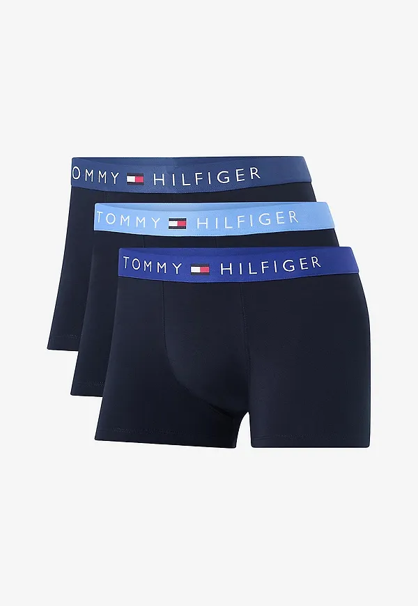 Tommy Hilfiger - Boxerkalsong Trunk WB 3-pack - Blå