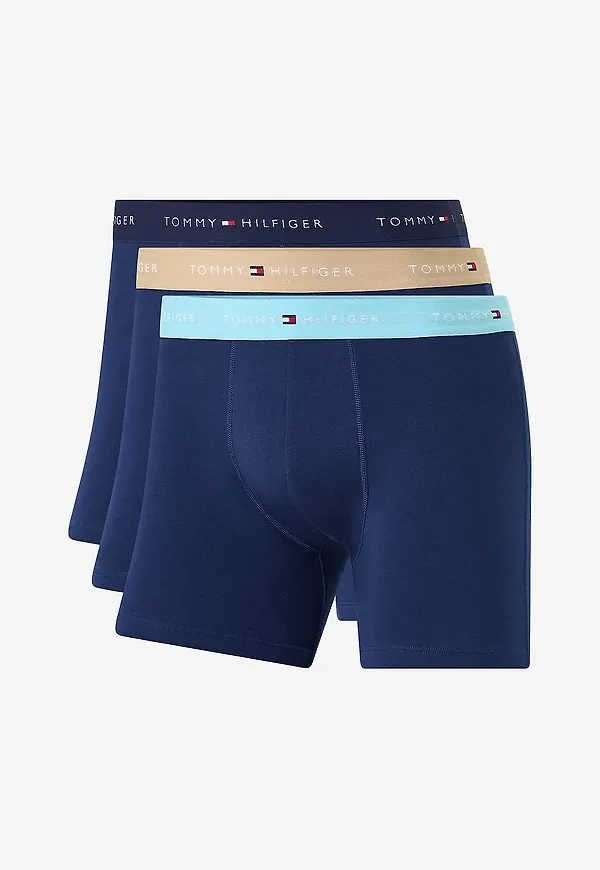 Tommy Hilfiger - Boxerkalsong WB 3-pack - Blå