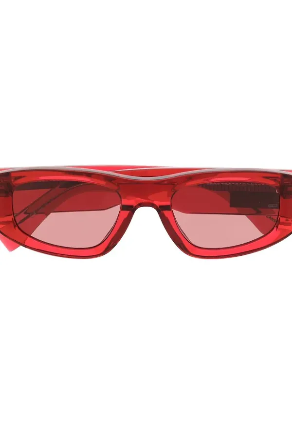 Tommy Hilfiger cat eye-solglasögon - Röd