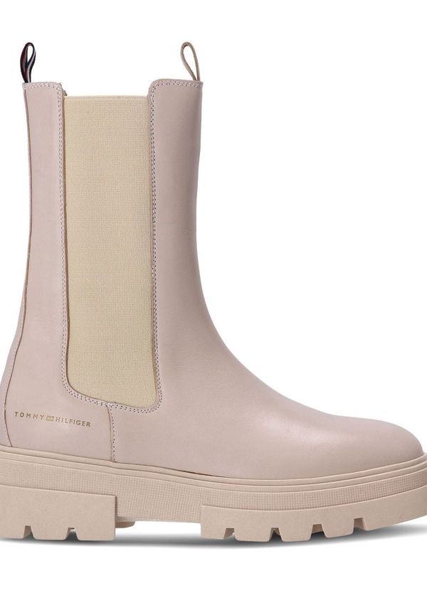 Tommy Hilfiger Chelsea-boots med plisserad sula - Rosa