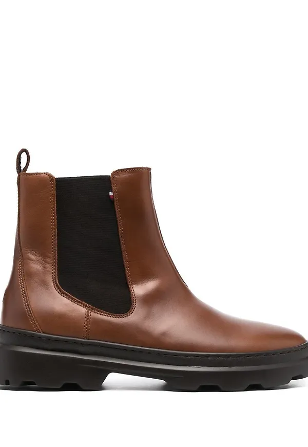 Tommy Hilfiger Comfort Chelsea-boots - Brun