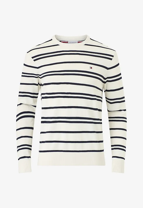 Tommy Hilfiger - Crewneck Essential Ssnl Cotton - Beige