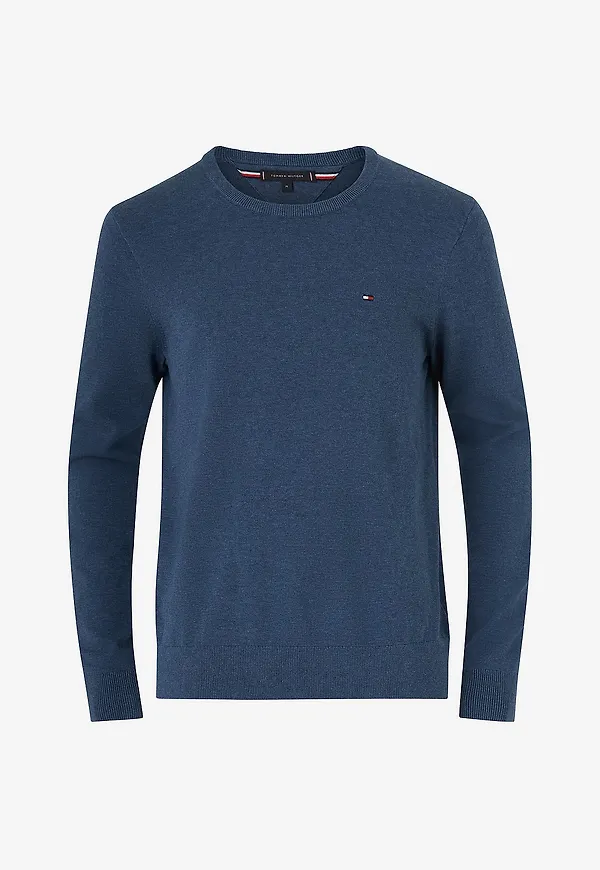 Tommy Hilfiger - Crewneck Essential Ssnl Cotton - Blå