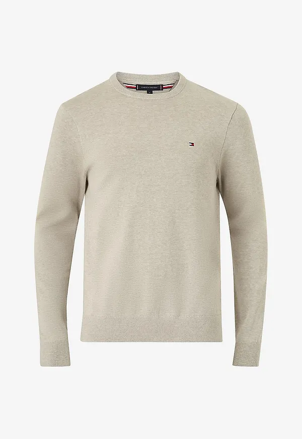 Tommy Hilfiger - Crewneck Essential Ssnl Cotton - Grå