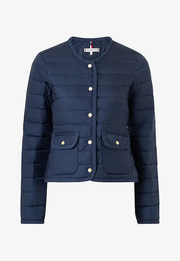 Tommy Hilfiger - Dunjacka Feminine LW - Blå