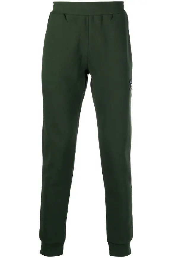 Tommy Hilfiger elastiska avsmalnande sweatpants - Grön