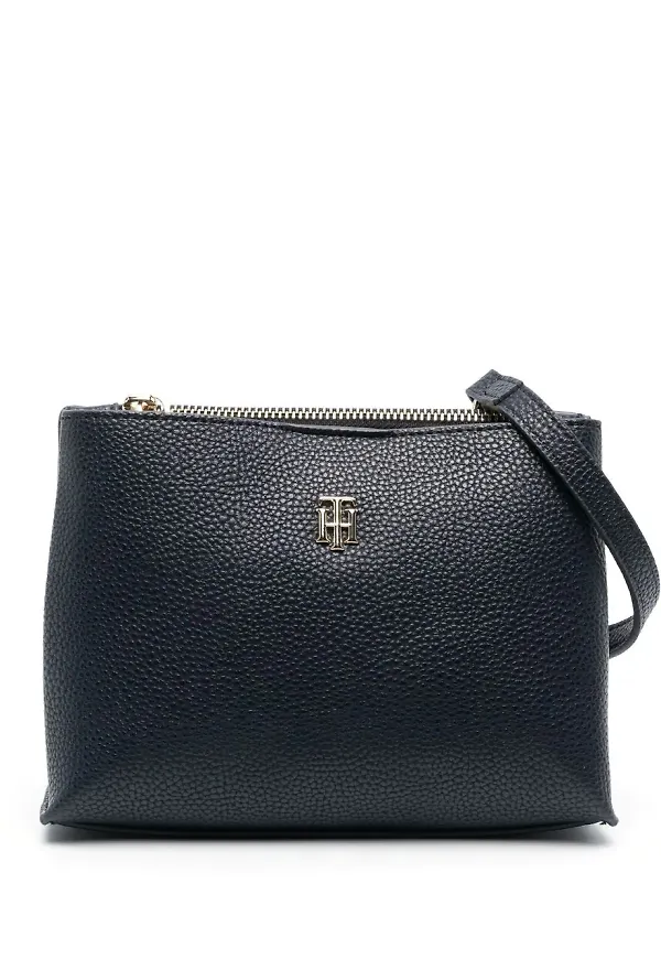 Tommy Hilfiger Element axelremsväska med monogram - Blå
