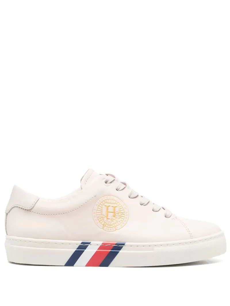 Tommy Hilfiger Elevated Crest låga sneakers - Neutral