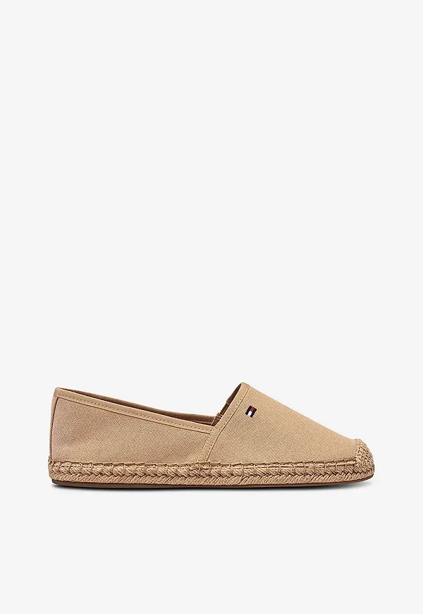 Tommy Hilfiger - Espadrillos Flag Canvas Espadrille - Beige