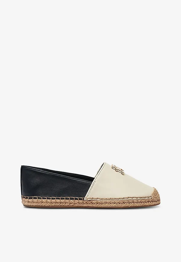 Tommy Hilfiger - Espadrillos TH Logo Leather - Svart
