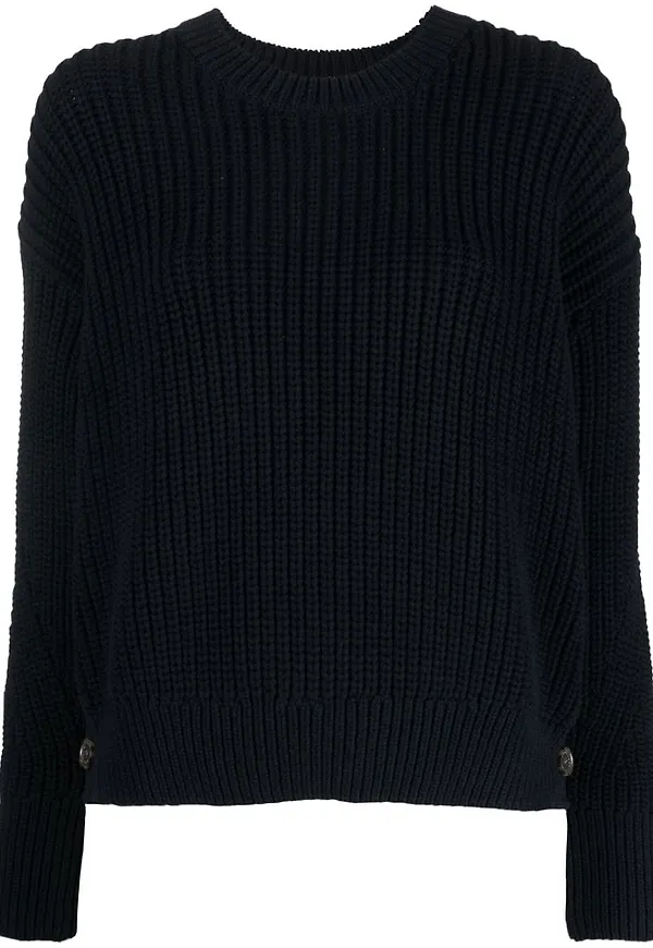Tommy Hilfiger grovstickad tröja - Blå