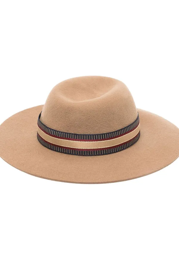 Tommy Hilfiger hatt med logotypplakett - Brun