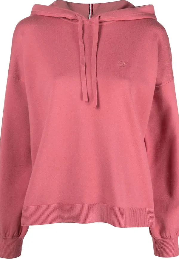 Tommy Hilfiger hoodie med dragsko - Rosa