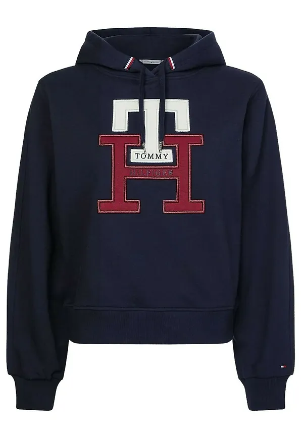 Tommy Hilfiger Hoodies Blå, Dam