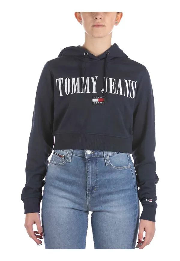 Tommy Hilfiger Hoodies Blå, Dam