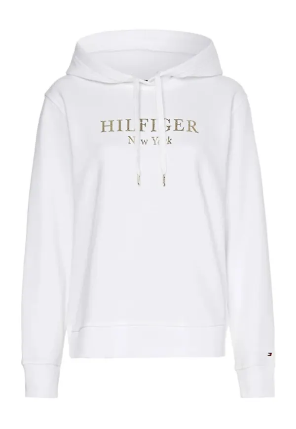 Tommy Hilfiger Hoodies Vit, Dam
