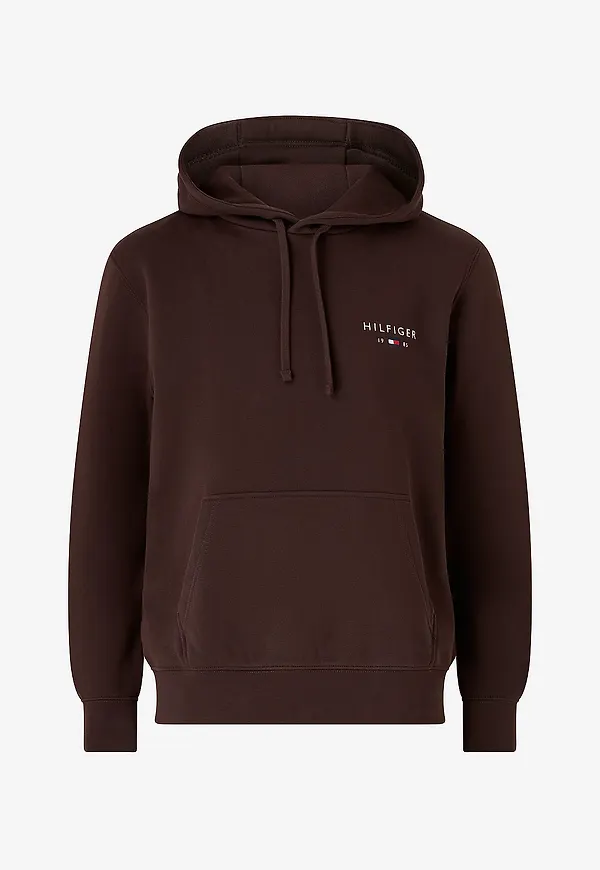 Tommy Hilfiger - Huvtröja Brand Love Small Hilfiger - Brun