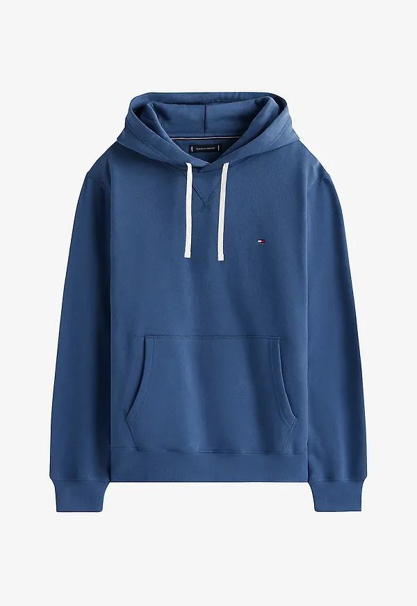 Tommy Hilfiger - Huvtröja Ess Seasonal Fleece Hoody - Blå