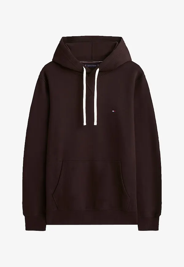 Tommy Hilfiger - Huvtröja Ess Seasonal Fleece Hoody - Brun