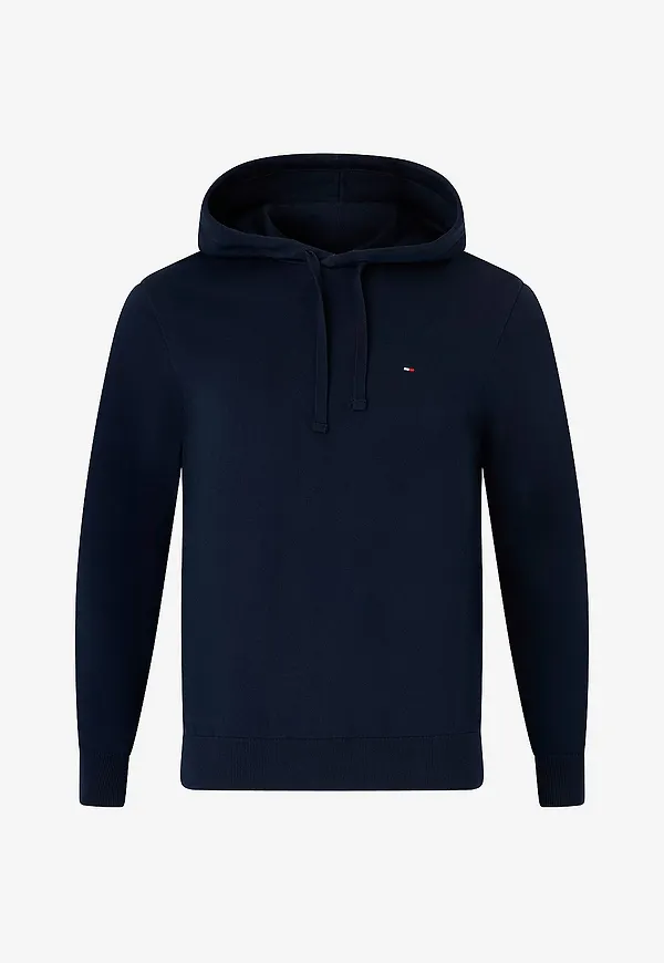 Tommy Hilfiger - Huvtröja Essential Cotton Hoody - Blå