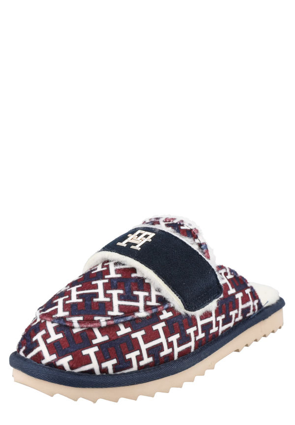 TOMMY HILFIGER Innesko marinblå / blodröd / vit