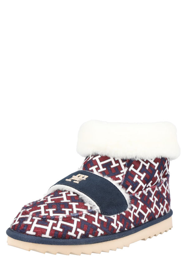 TOMMY HILFIGER Innesko marinblå / röd / vit