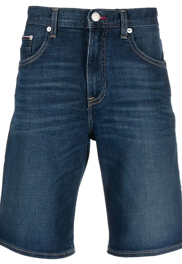 Tommy Hilfiger jeansshorts - Blå