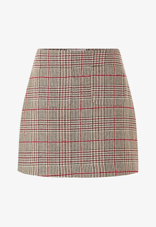 Tommy Hilfiger - Kjol Seasonal Texture - Röd
