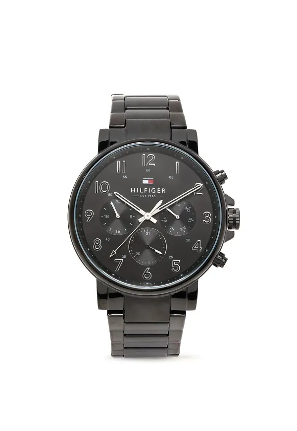 Tommy Hilfiger klocka 45 mm - Svart