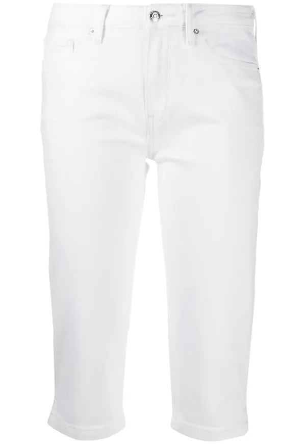 Tommy Hilfiger knälånga shorts - Vit