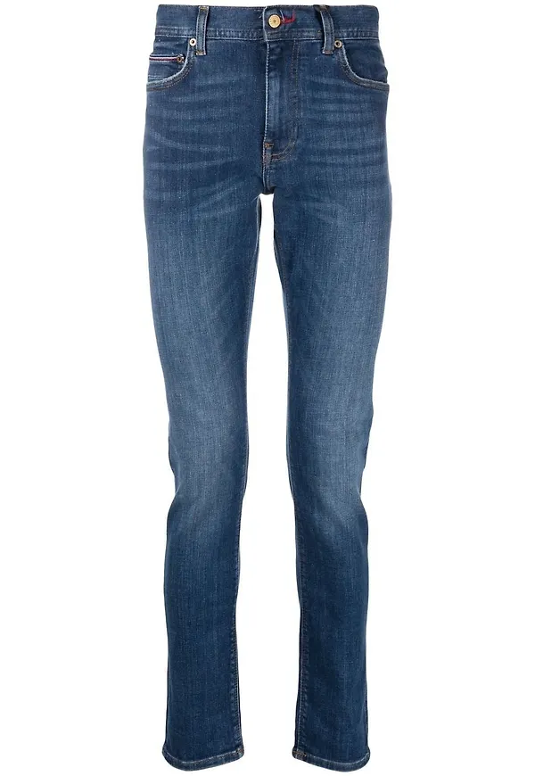Tommy Hilfiger Layton slim fit-jeans - Blå