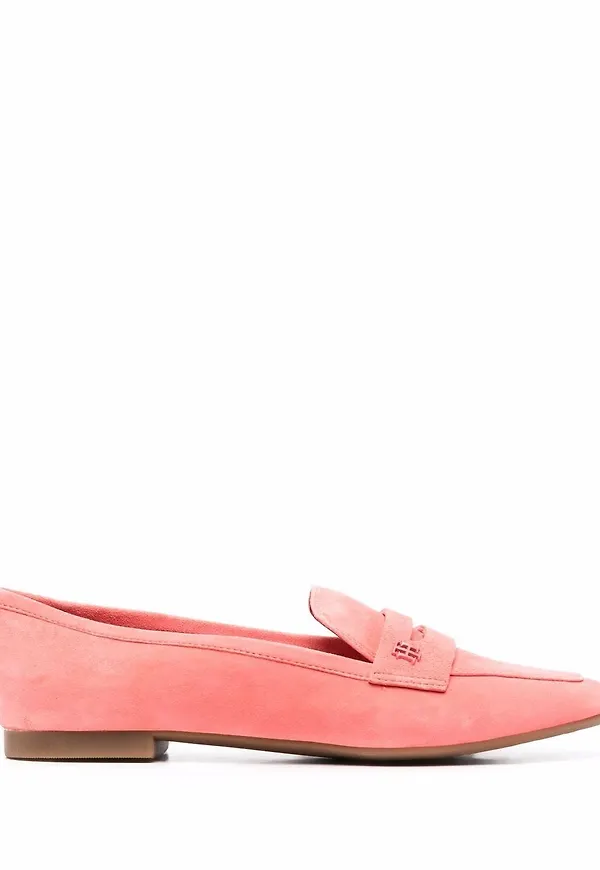 Tommy Hilfiger loafers med remdetalj - Rosa