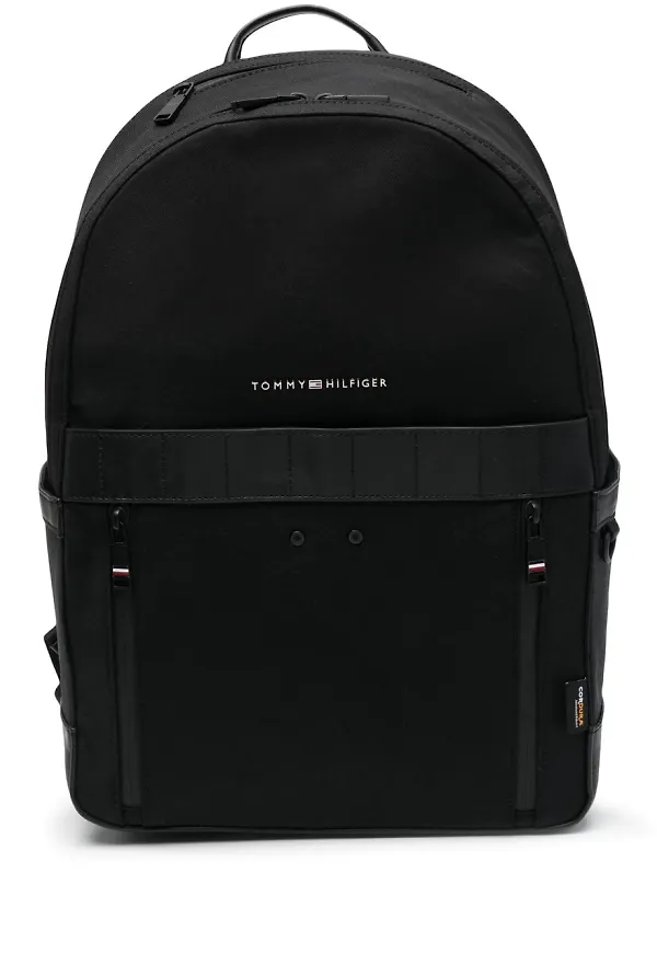 Tommy Hilfiger logo print backpack - Svart