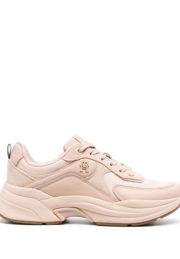 Tommy Hilfiger låga grova sneakers - Rosa